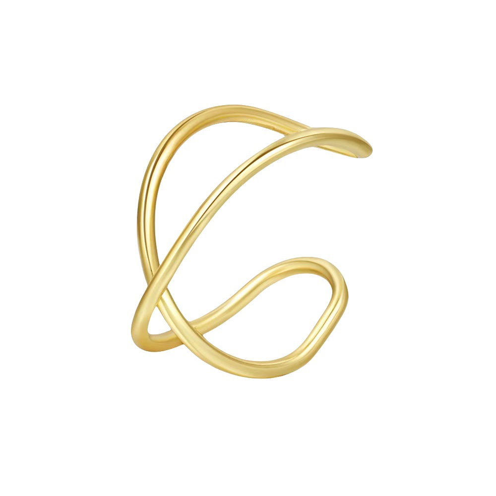 Oredos para damas creativas europeas y americanas Pendientes enrollados en espiral de cartílago no poroso Pendientes de clip de oreja de aleación ajustable para mujer