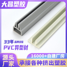 定制PVC异型材包边条双色软硬挤出塑料型材卡条PVC装饰条挤塑加工