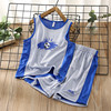 Football colored summer children's set for boys, suitable for teen, children's clothing