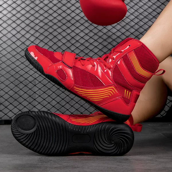 Small Size 35 36 37 Large Size 45 46 Professional Sports Boxing Shoes Men's Fighting Competition Mesh Comprehensive Training Shoes
