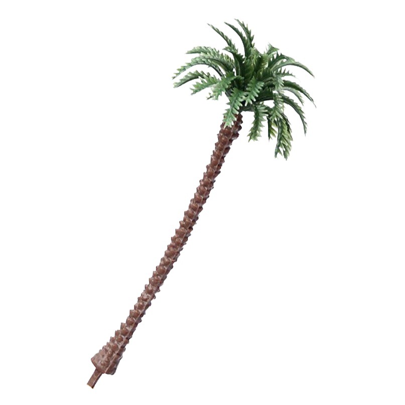 Mesa de arena modelo paisaje árbol mini simulación árbol de coco micro escena anillo Arte Jardín paisaje acabado imitación pieza de cobre árbol de coco