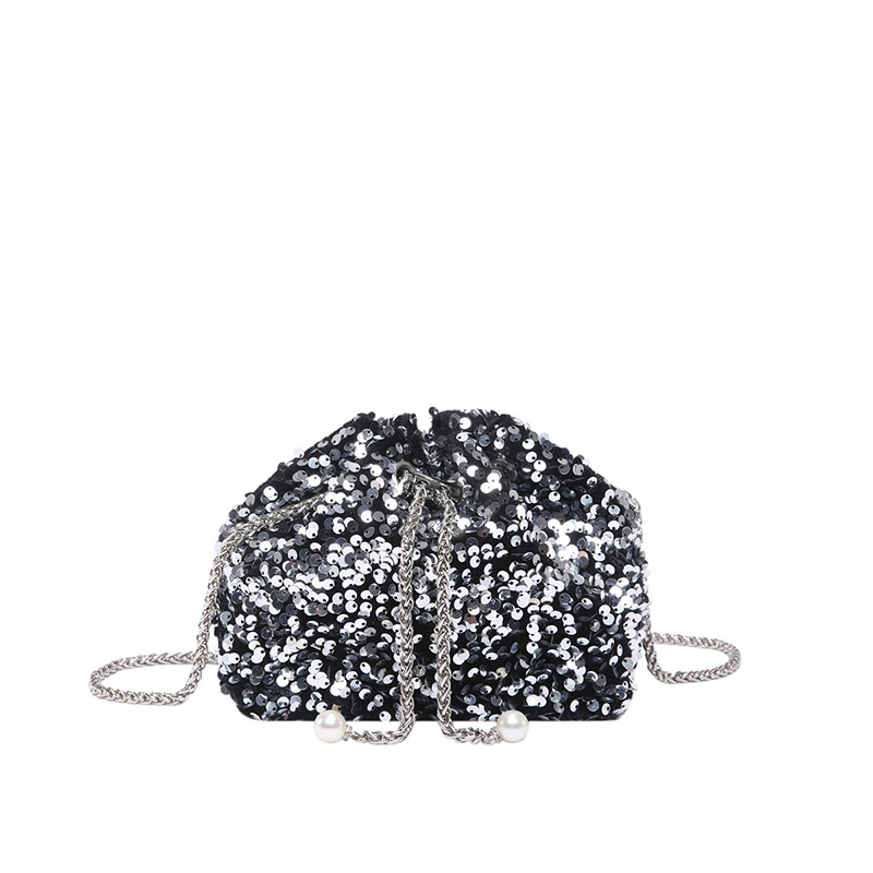 Bolsas de moda personales de sequillas de mujer primavera 2025 nuevo estilo coreano bolsas de cubo bolsas de hombro de estilo extranjero bolsas de cena de moda