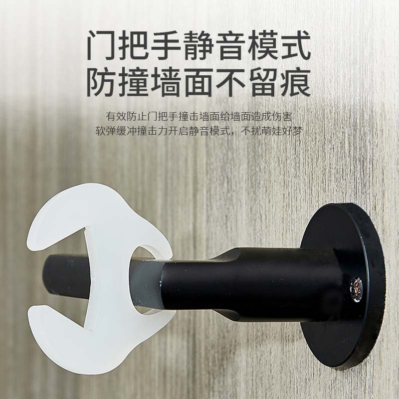 Baby Safety Anti-Pinch Door Stop, Direct Manufacturer Sales, 2-in-1 Function, Shatterproof Door Clip, Door Lock Pad, Room Door Handle Protector