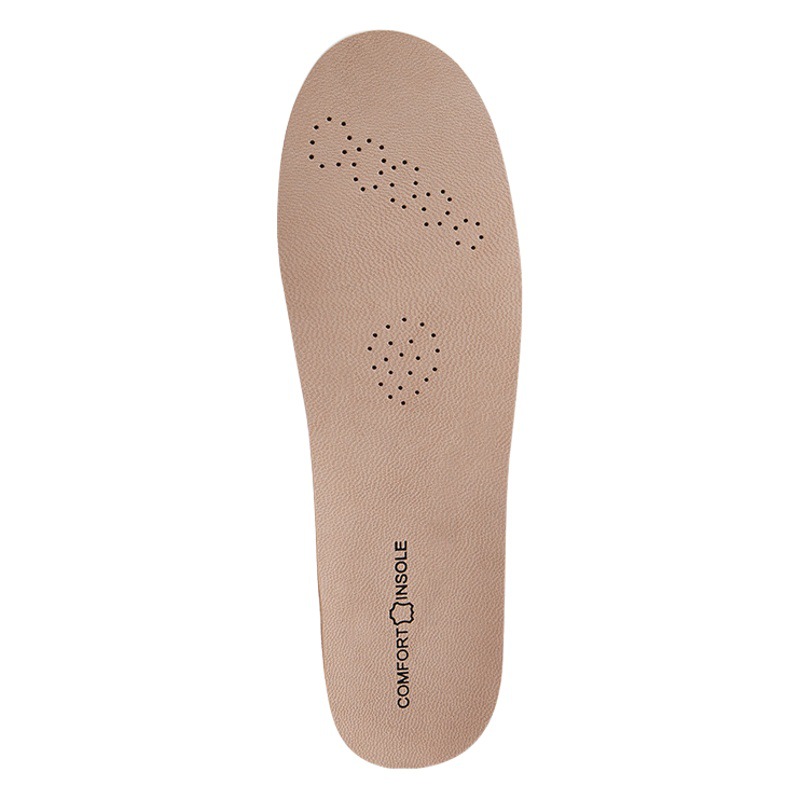 Genuine Leather Insole Women's Soft Bottom Comfortable Breathable Sweat Absorbing Deodorant Latex Thickened Sports Shock Absorbing Men's Cowhide Summer Sheepskin