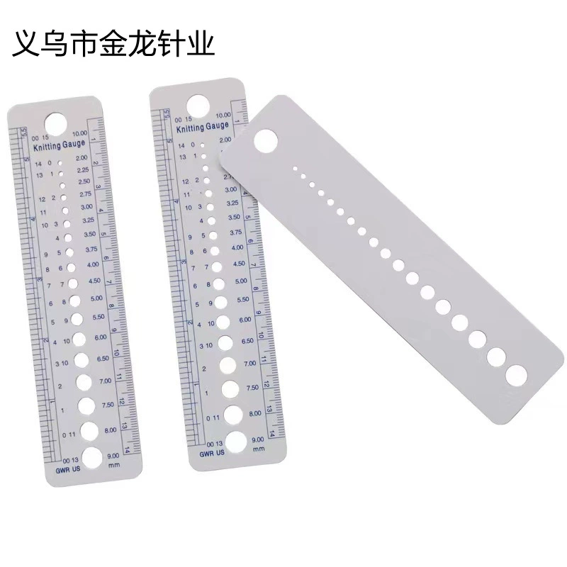 Пластиковая линейка шерстяная игла для свитера DIY аксессуары ручной работы измерительный инструмент измерительная линейка свитер игла линейка