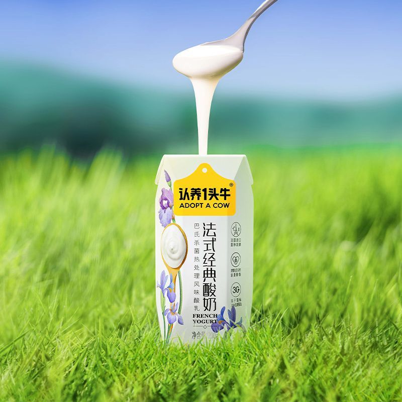 【牛を採用】定番オリジナルヨーグルト 200g*10箱*1箱 常温で学生の朝食に美味しい|undefined