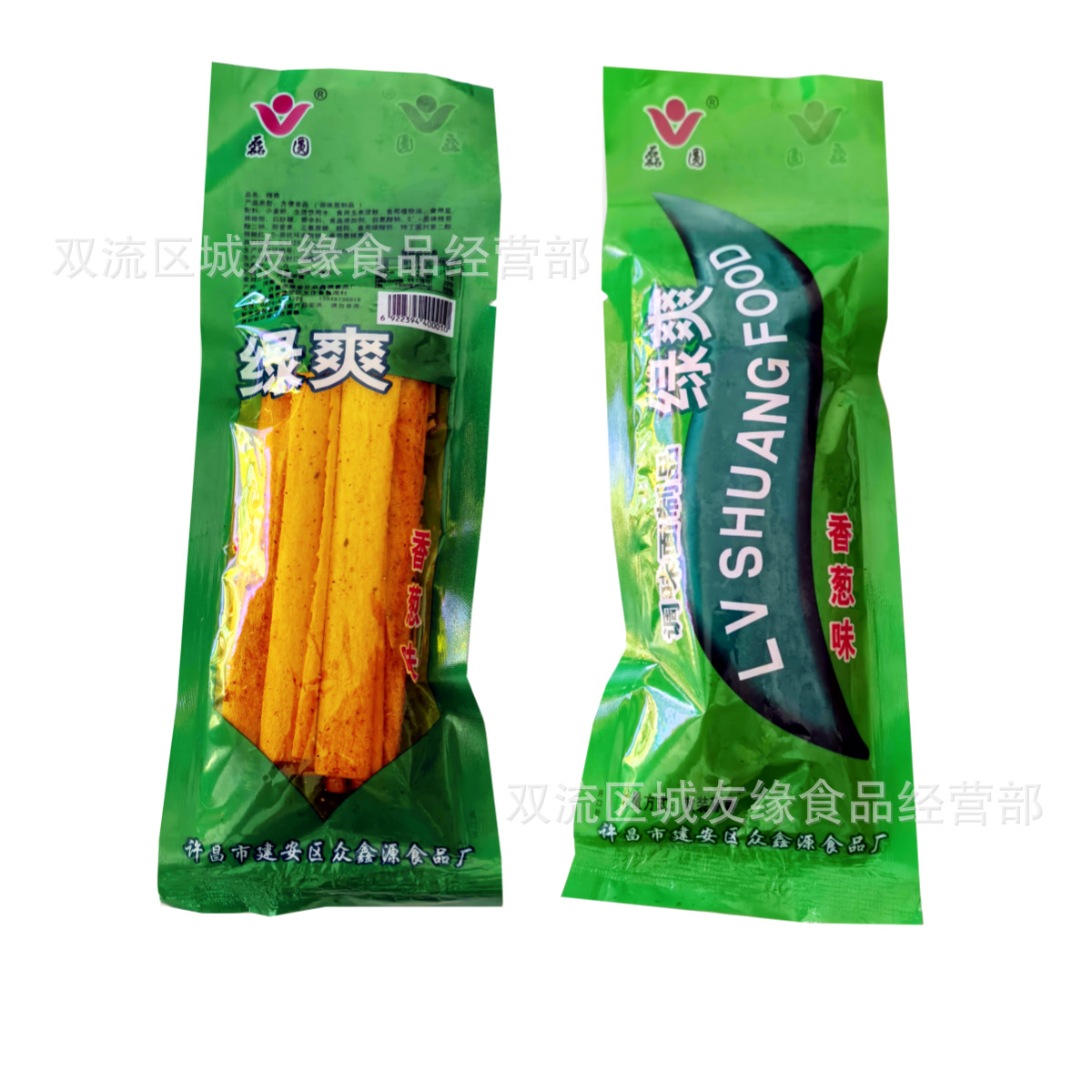 磊圆绿爽辣条调味面制品香葱味散装称重（约10g/包）休闲零食小吃