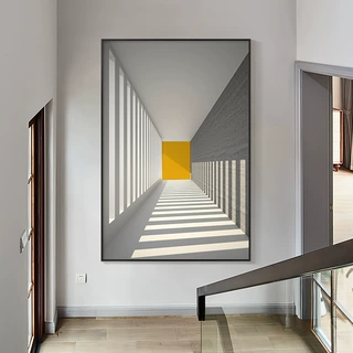 景鑫加工定制现代简约玄关装饰画过道壁画走廊挂画轻奢大气客厅画