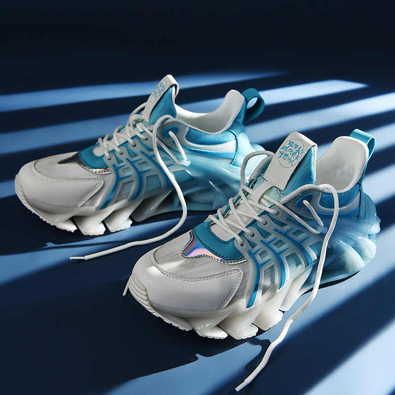 Modas clásicas de cuatro estaciones Blade Running Shoes de alta resistencia al desgaste, zapatos de correr de hombre respirables