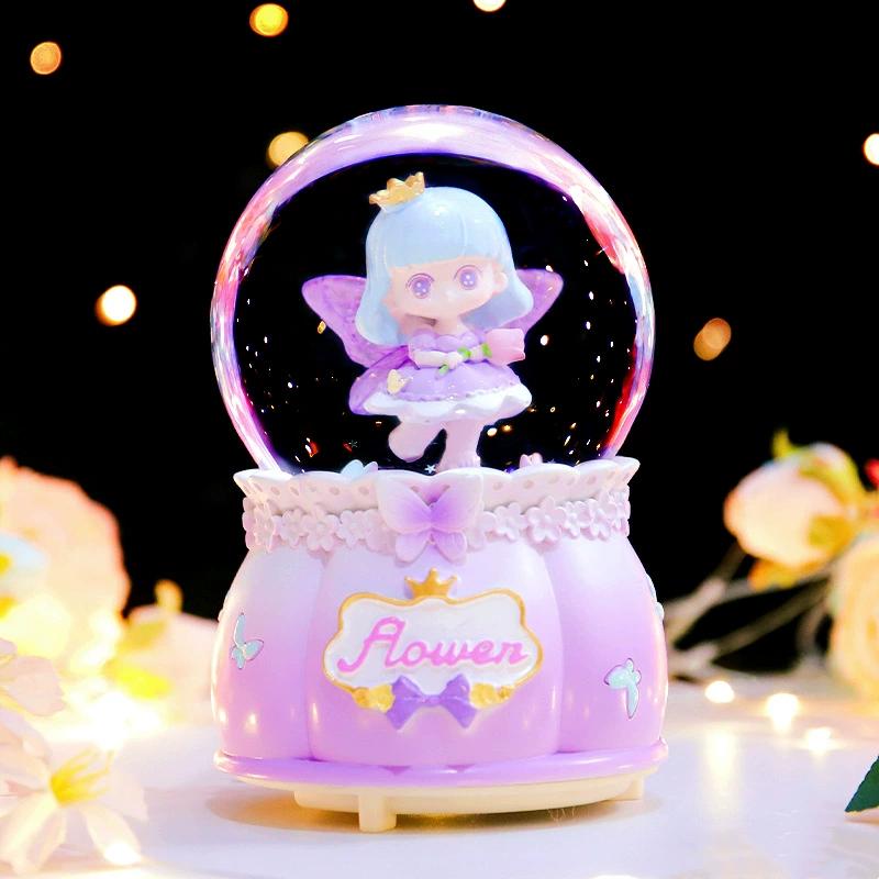 Starry sky, music box, rotating night light, new collection