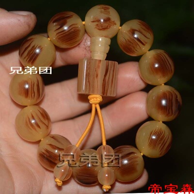 Tibet Hand string Tibetan Beads Bone Bracelet Ling bone Wenwan Hand string men and women Hand string