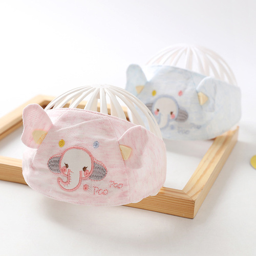 Infant Hat Summer Thin model Open Top Sun Protection Forehead Male Baby Girl Newborn Infant Vent Hat Cute Fetus Hat