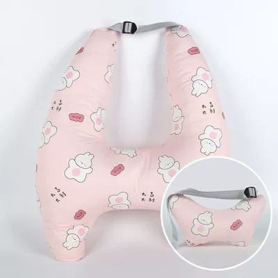 Children's car headrest, in-car pillow for – Headrest - little-bunny-neck-pillow-set-upgraded-to-2nd-generationu-shaped-support-independent-inner-liner