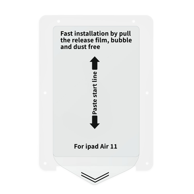 iPad11 película de templado personalizada sin polvo de alta definición pantalla completa película de templado plano aire13 película protectora de manzana