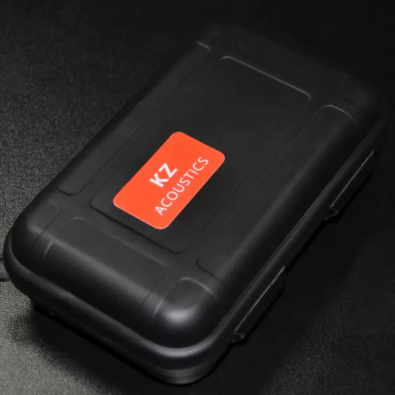 KZ耳机包收纳盒蓝牙耳机收纳包方形便携抗压海绵减震耳机收纳盒