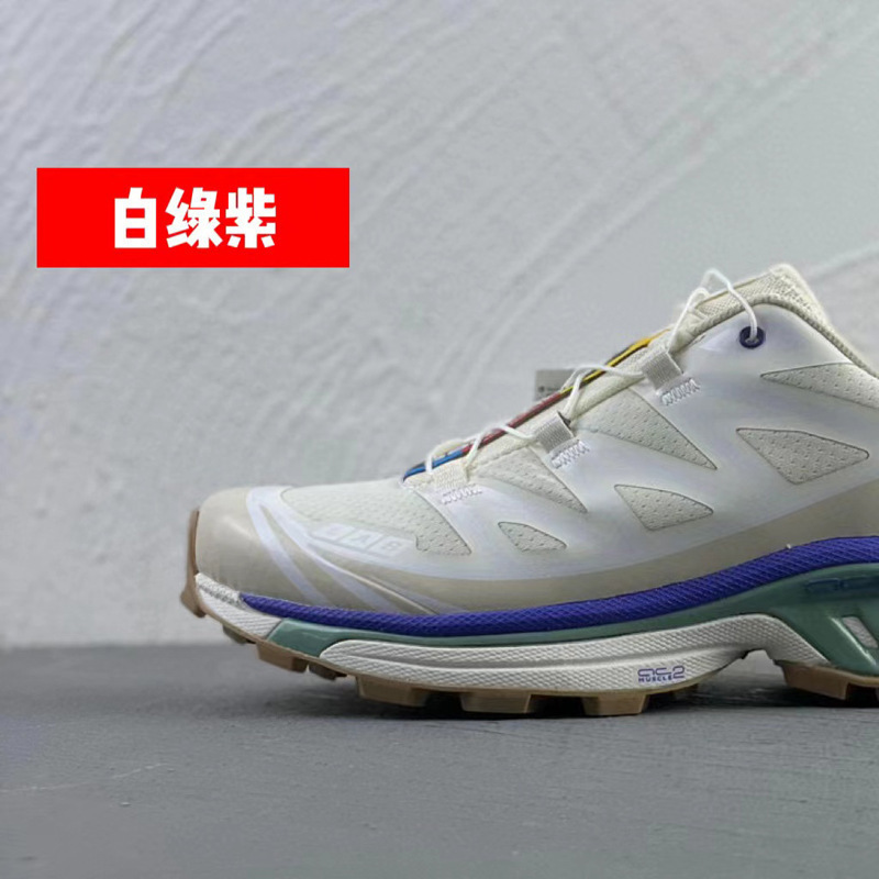 户外机能鞋XT6男鞋现货冰川白灰色运动跑步鞋徒步鞋登山越野跑鞋|undefined