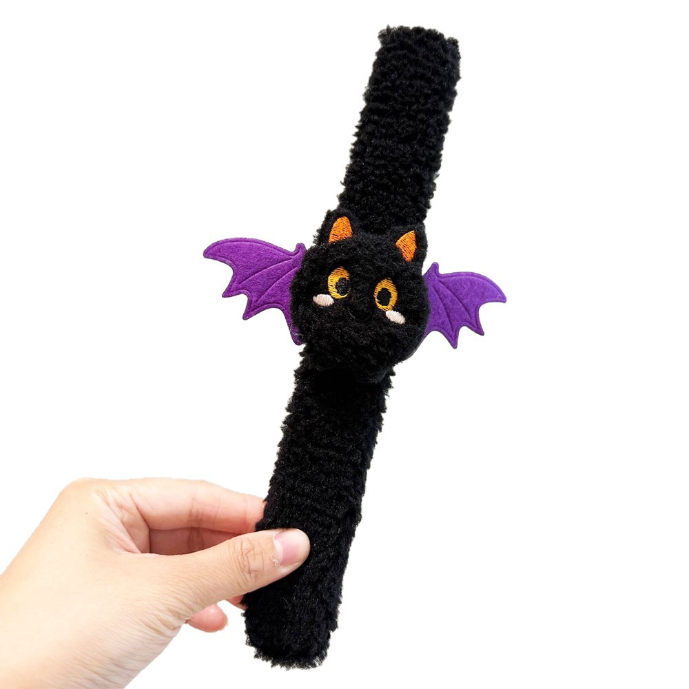 Cross-Border New Product Halloween Snap Ring Plush Doll Bracelet Decoration Holiday Party Dress up Snap Ring Toy