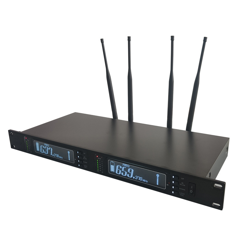 专业演出一拖二真分集麦克风音质完美高端专业无线话筒UGX-90PULS