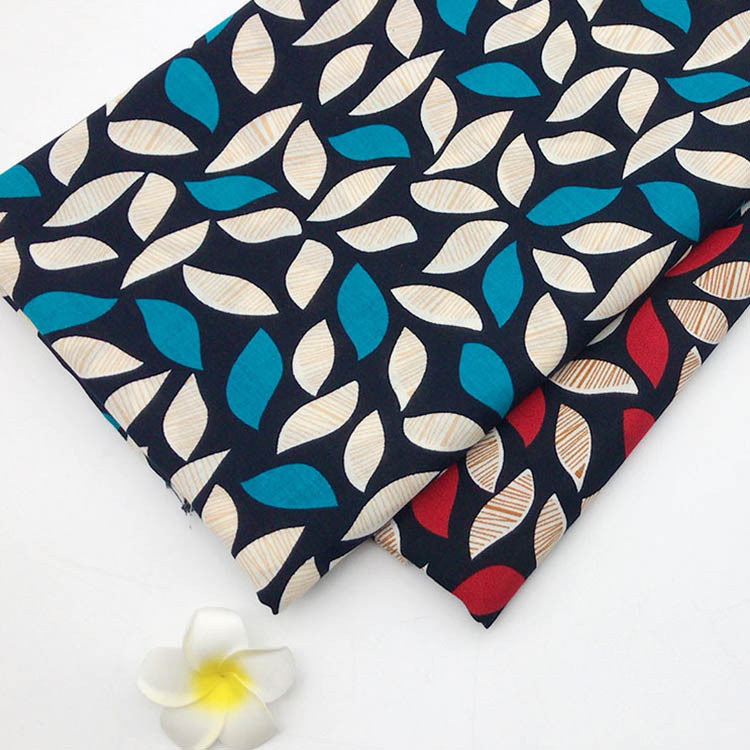 Material viscoso transpirable de alta calidad impresión floral Kane Cotton Rayon Salis vestido tela