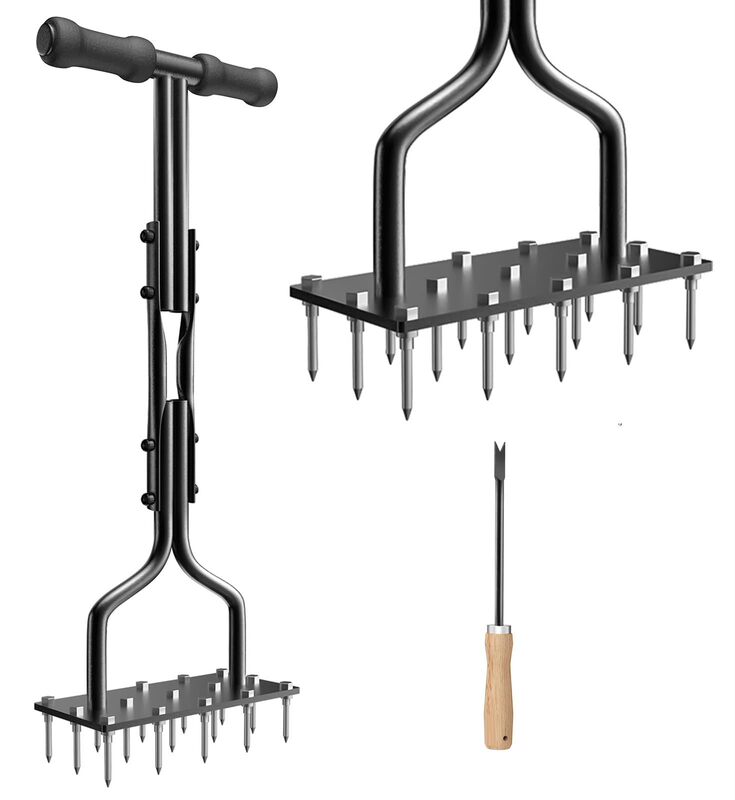 亚马逊新款松土器Lawn Aerator Spike Manual Tool|undefined