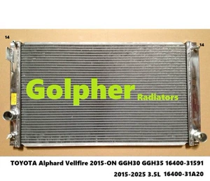 TOYOTA Alphard Vellfire GGH30-3.5L, 15-25 üçün Golpher Radiator
