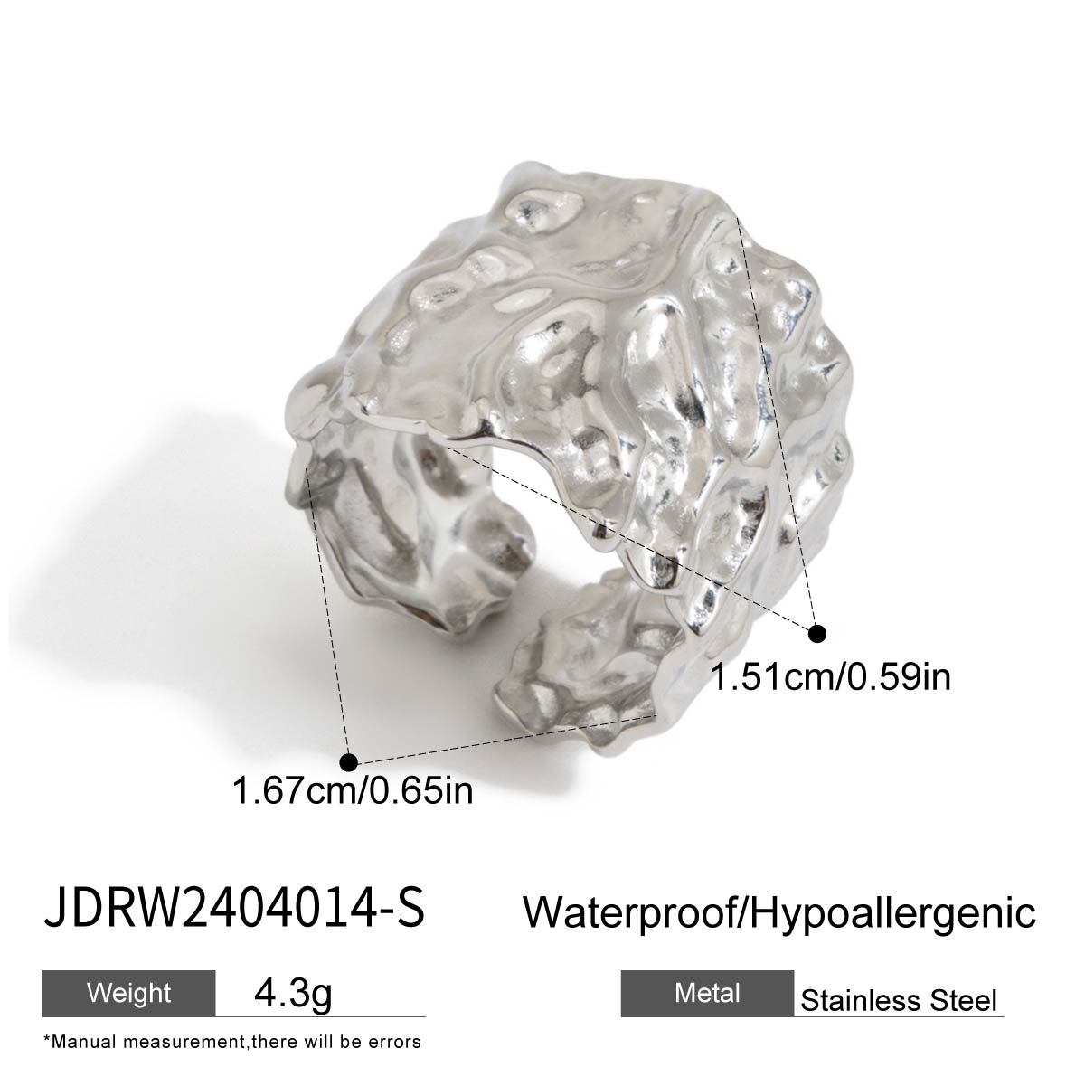 Jieding anillo europeo y americano, acero de titanio, joyas que no se desvanece, lujo ligero, anillos de alta calidad, joyas de acero inoxidable, anillos transfronterizos