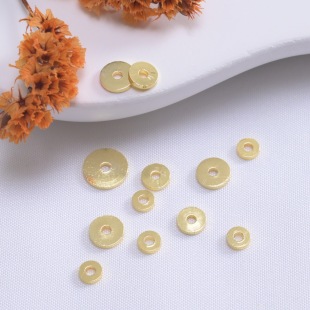 18K��ɫ�����Ƭ1mm��|Ƭ�AƬ�ִ����� DIY����朾��K�������l