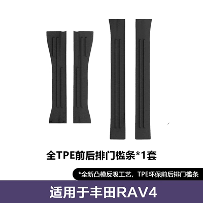 Modelə uyğun ayaqaltı – 2019-2025 Toyota RAV4, eco-friendly - 19-25-toyota-rav4-rongfang-front-and-rear-door-sill-strips