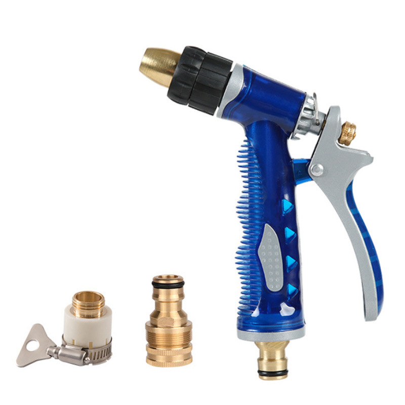 Snjue mar azul lavado de coches pistola de agua traje hogar pistola de agua de alta presión herramienta de lavado de coches pistola de agua cabeza tubo de agua traje de manguera image 8
