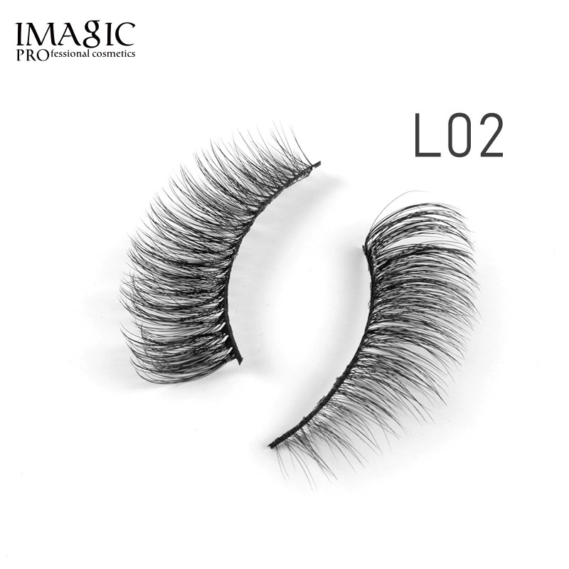 IMAGIC Самоклеящиеся наращиваемые false eyelashes, 3D, 10 пар