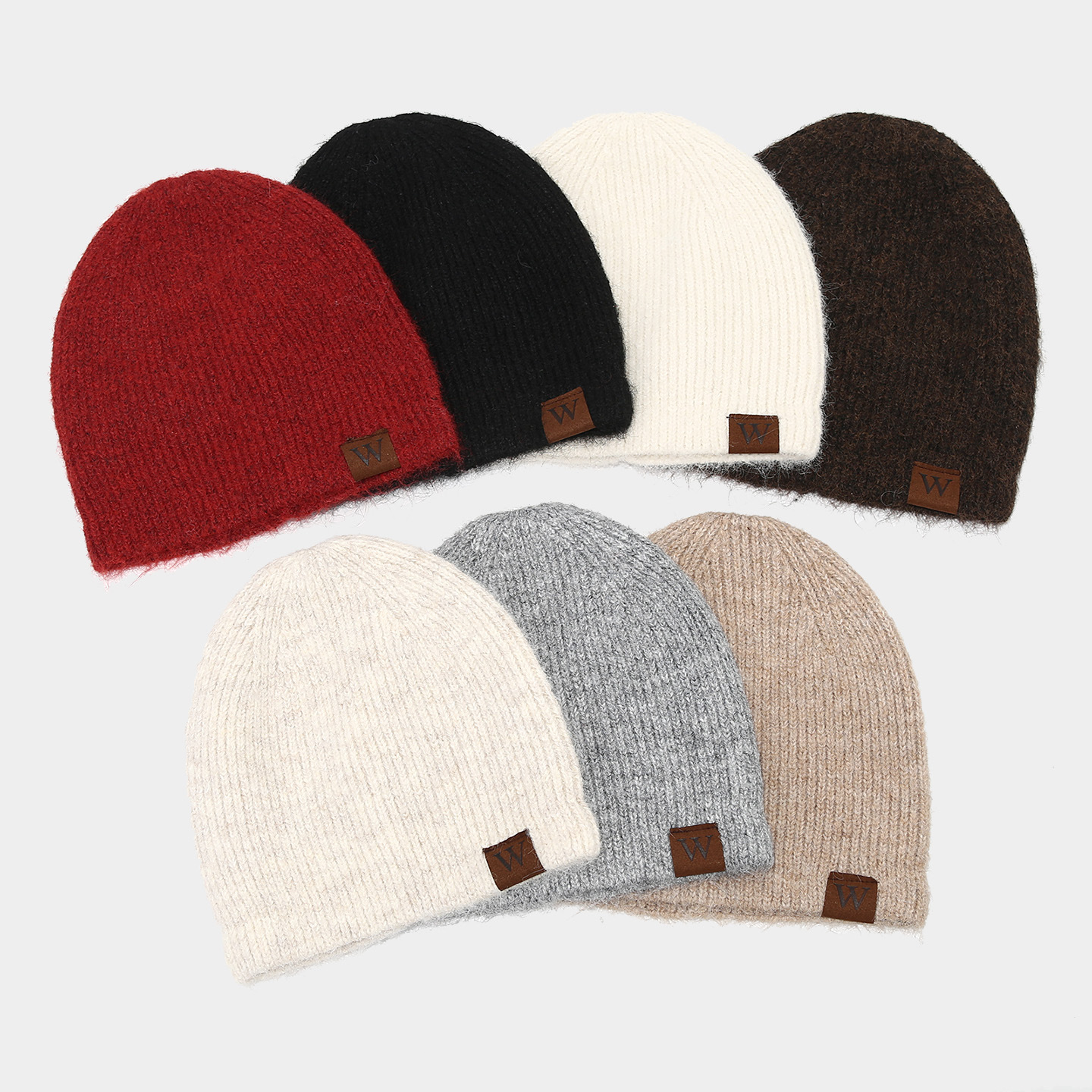 Otoño y invierno nuevo sombrero de punto transfronterizo de tendencia europea y americana rayas delgadas calles de moda retro sombrero de lana damas