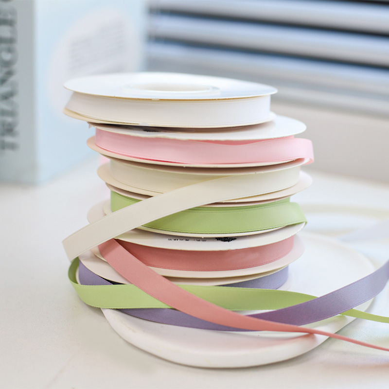 亮光棉带纯色素色丝带包花束鲜花礼盒礼品蛋糕烘焙花艺包扎带批发