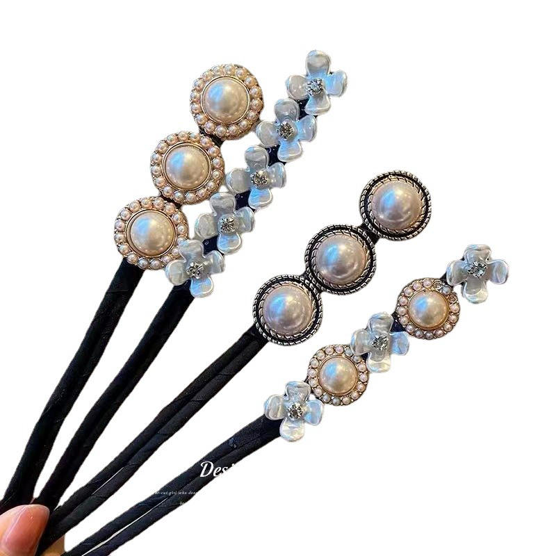 Brand elegant hairgrip, hair rope, flowered, french style, internet celebrity