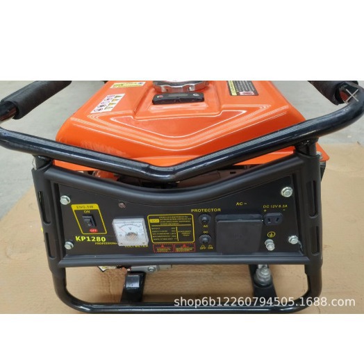 蝴蝶款汽油发电机1.2KW外贸批发家庭备用工地施工