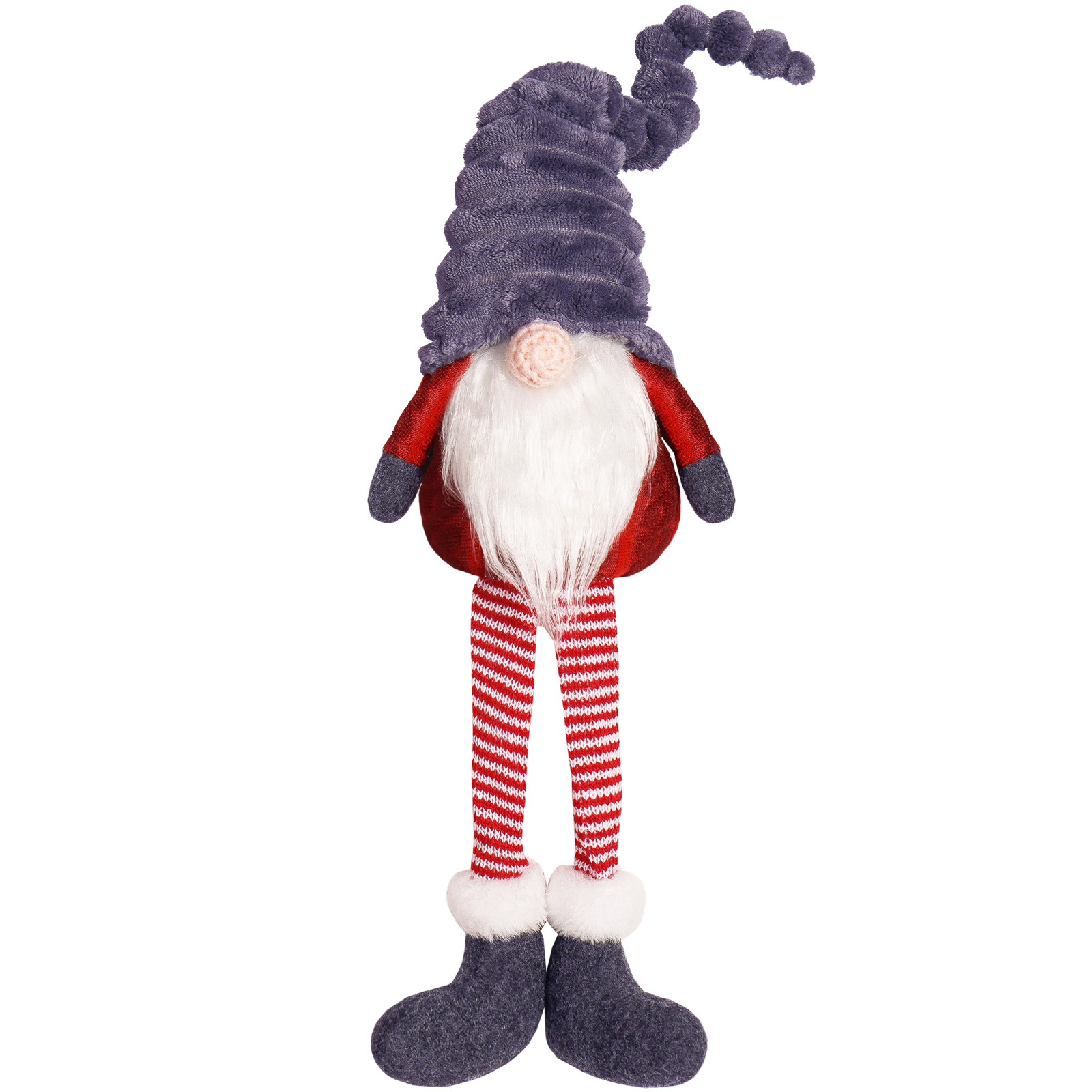 Navidad transfronteriza muñeca sin cara piernas muñeca adornos bosques nórdicos piernas largas decoración diaria para el hogar