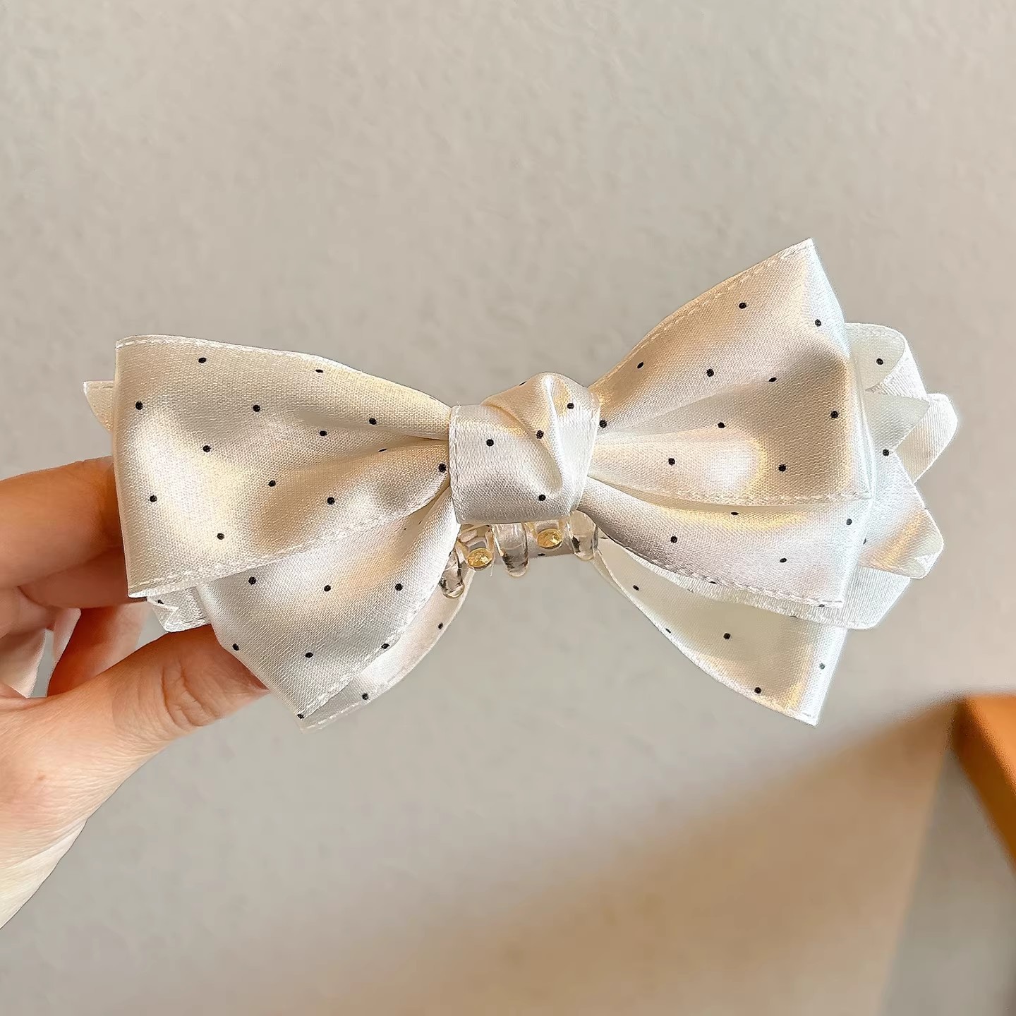 3# sweet girl banana clip 13cm - white