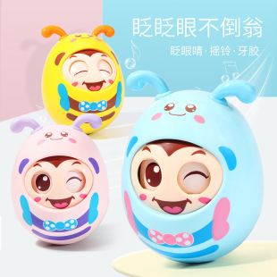 New Kidsren's Cartoon Animal Tumbler Toy Large Baby Baby Educational Early Education Toy 12 Months Cross-Border