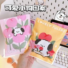 Cute cartoon jelly dog ​​paper storage mini paper bag tulip dog packaging bag decorative gift bag cute