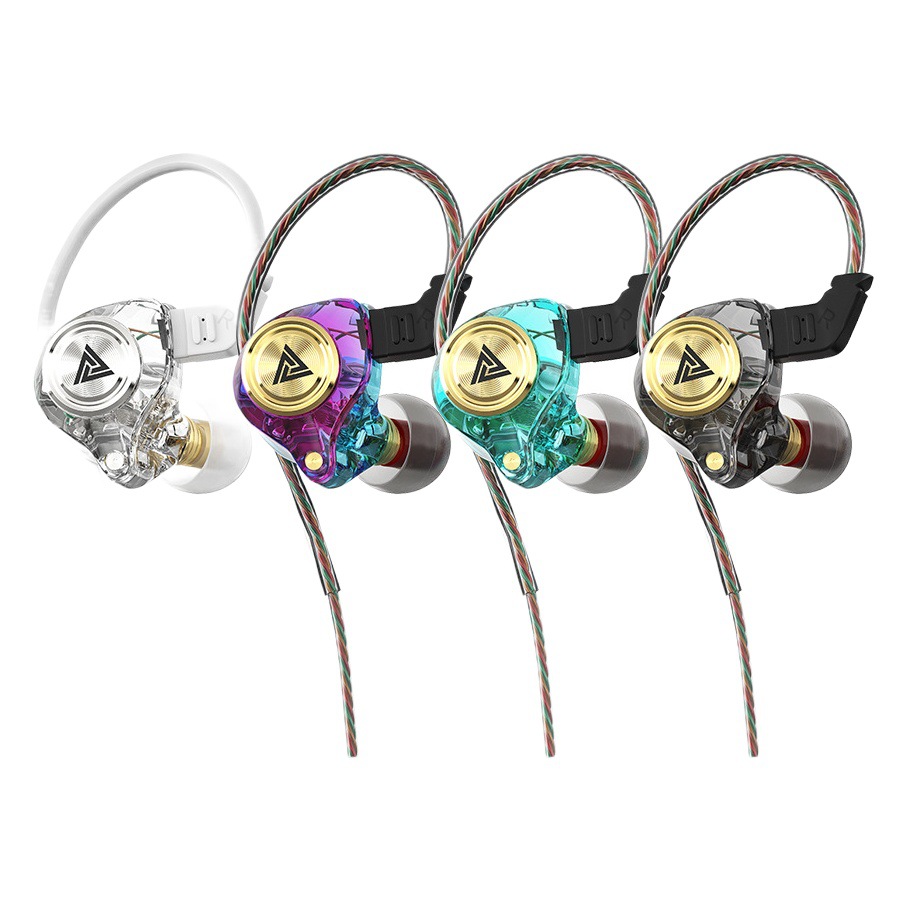 QKZ AK3 FiLe wired headphones in-ear subwoofer wire-controlled headphones moving coil mobile phone wired headphones earplugs