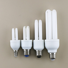 2U3U4U节能灯 U型直管E27E14B22卡口荧光节能灯螺旋口5W15W20W85W