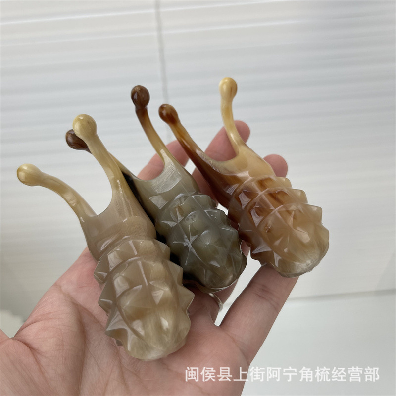 Horn Nose Massage Tool Handheld Guasha Board for Nose Bridge and Eye Area Care key features