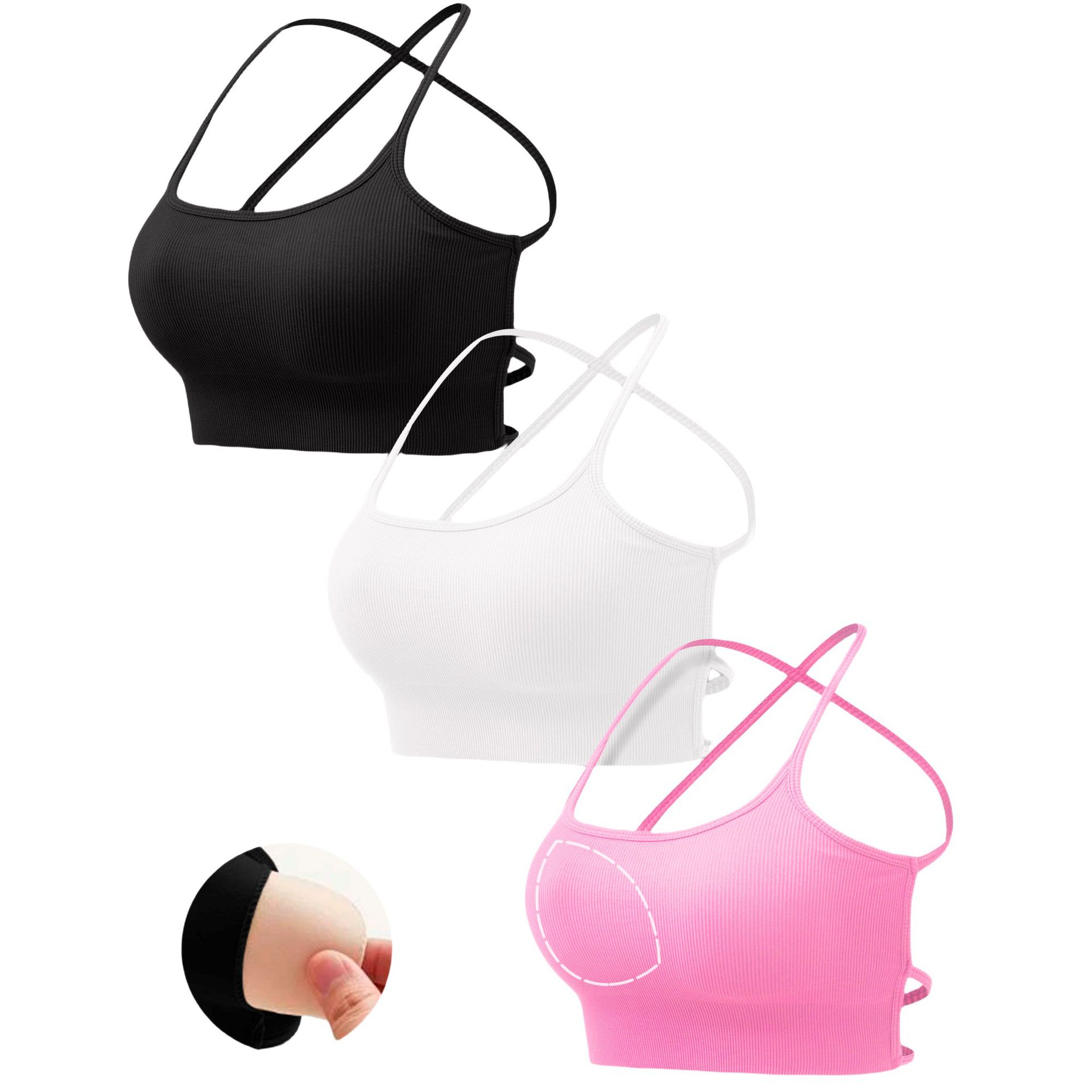 Shock Absorption, Cross Beauty Back, Sub-breasts, Nude Yoga Vest, Breathable Thin Shoulder Straps, Sports Bra Inside_voghion.com
