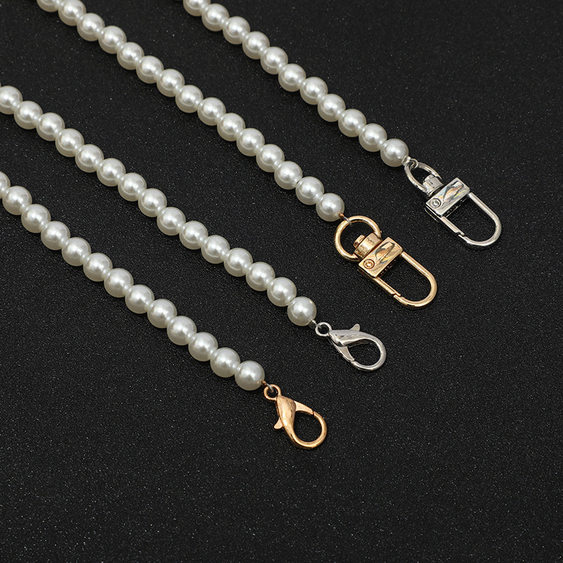 Pearl Bag with Plastic Imitation Pearl Bag Chain Shoulder Bag Chain Crossbody Shoulder Bag with Pearl Jewelry 8mm Pearl