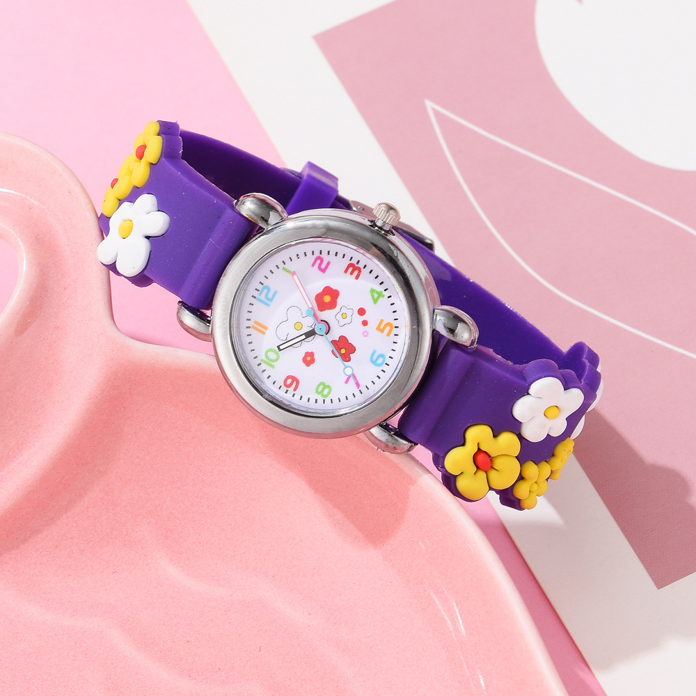 Cute Heart Shape Buckle Quartz Kids Watches display picture 23