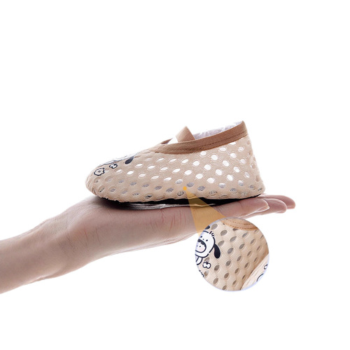 Baby floor shoes for infants, summer mesh floor socks for children, indoor learning step non-slip soft soled baby shoes and socks set