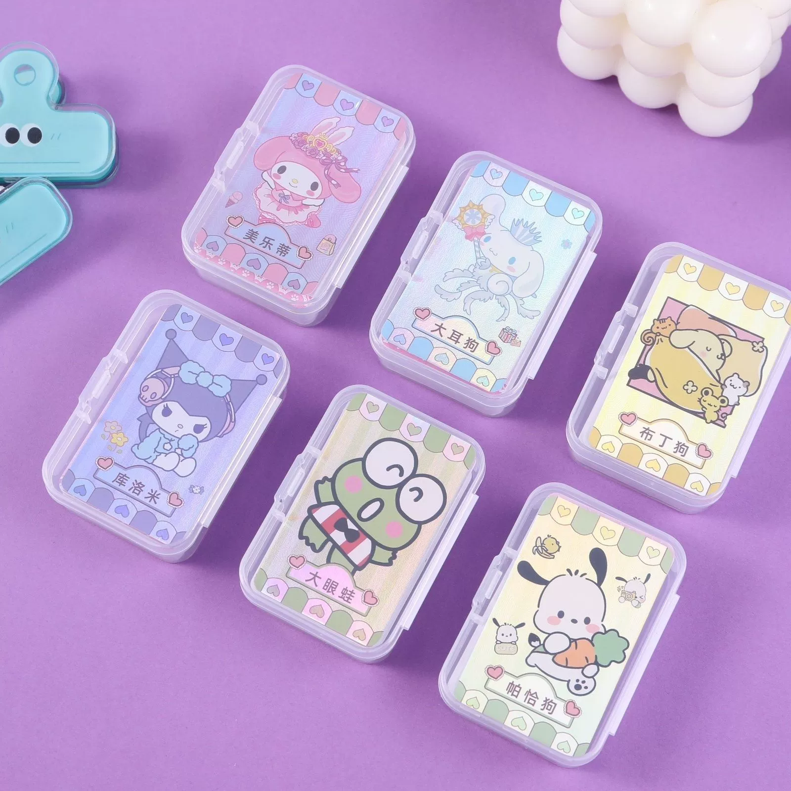 Sanrio, ящик для хранения, маленькие игральные карты, развлекательная головоломка