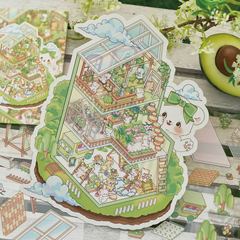早沫 绿野仙踪系列造景贴纸 微缩场景3D立体小屋diy场景装饰贴纸
