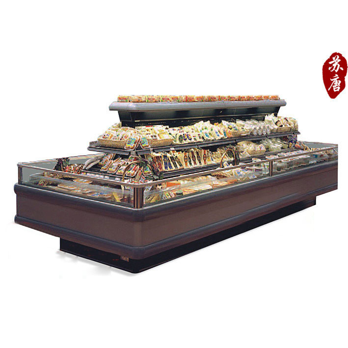 环岛柜 环形风幕柜 商场中心岛柜 四周展示冷藏柜 环形保鲜柜12HD