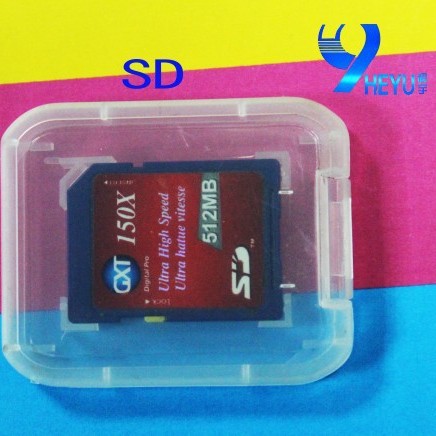 SD卡小白盒 中厚SD卡存储盒  实力厂家量产直销