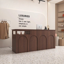 韩系买手服装店复古收银台童装女装店咖啡花店面包甜品店吧台前台